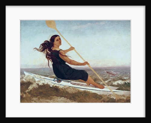 La dame au podoscaphe by Gustave Courbet
