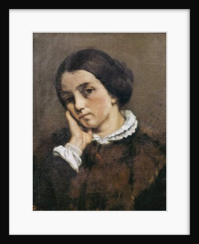 Portrait of Zelie Courbet 1846 by Gustave Courbet
