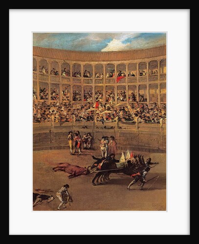 El Arrastre 1785 by Francisco Jose de Goya y Lucientes