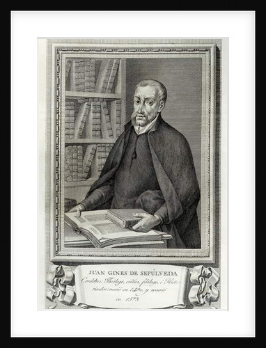 Portrait of the Spanish humanist and religious Juan Gines de Sepulveda by Spanish School
