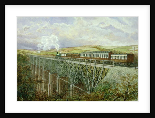 Cornwall Railway, The Gover Viaduct by H. Geach