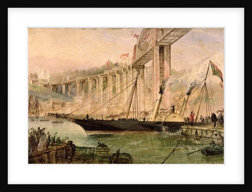 The Opening of the Saltash Bridge by Prince Albert, 2nd May 1859, c.1859 by Thomas Valentine Robins
