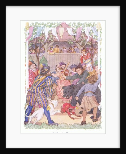 Baiting the bear by Francis Donkin Bedford