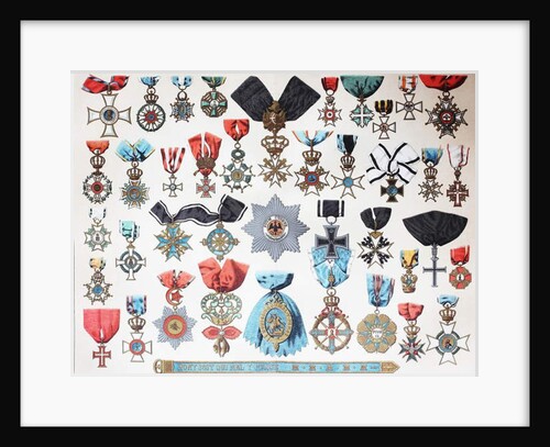 The most important orders and decorations, state award by Unknown Artist