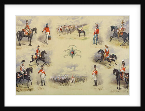 Uniforms of the 2nd Life Guards, 1884 by Reginald Wymer