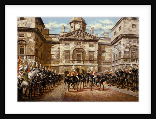 The Guard Mounting: The Horse Guards at Whitehall by Harry and Arthur Charles Payne