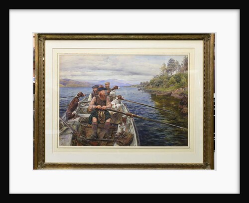 Rowing to the Moor, 1876 by John Isaac Richardson
