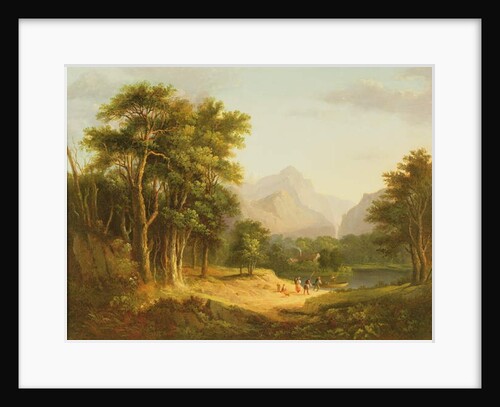 Highland Landscape with Figures by Alexander Nasmyth