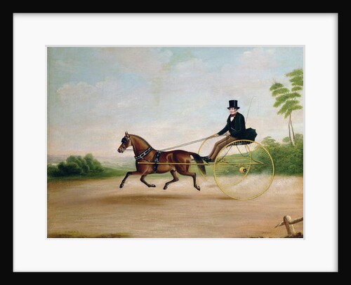 Study of a gentleman in a gig by Joseph Clark