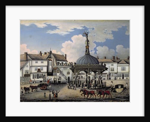 The Cornhill, Ipswich, c.1800 by English School