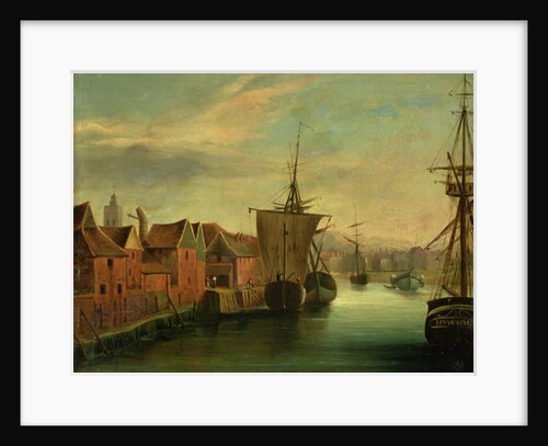 St. Catherine's Quay, Ipswich, c.1830 by Jabez Hare