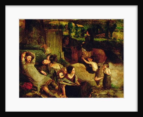 The Irish Vagrants, c.1853-54 by Walter Howell Deverell