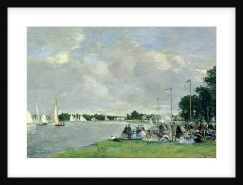 Regatta at Argenteuil, 1866 by Eugene Louis Boudin