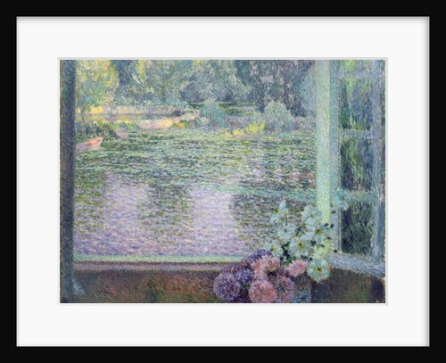 A Window on the River, 1908 by Henri Eugene Augustin Le Sidaner