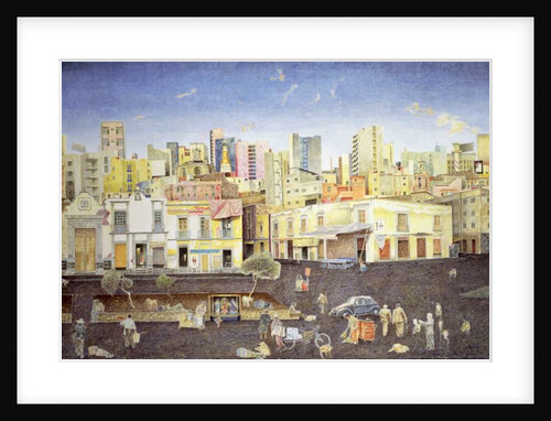 Hairdresser in the Plaza Roldan, 2001 by James Reeve