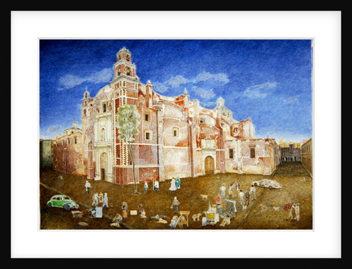 Women Fighting outside the Church of Santa Catarina, 2001 by James Reeve