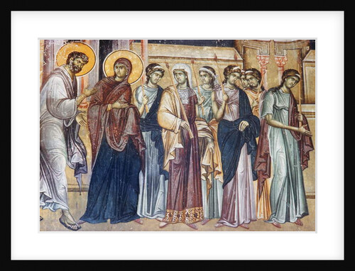 Presentation of the Virgin in the Temple by Serbian School