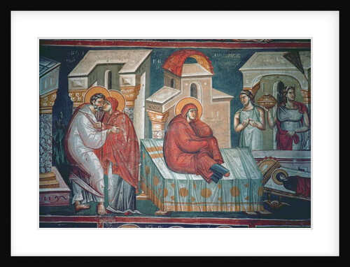 The Birth of the Virgin by Astrapas and Eutychios