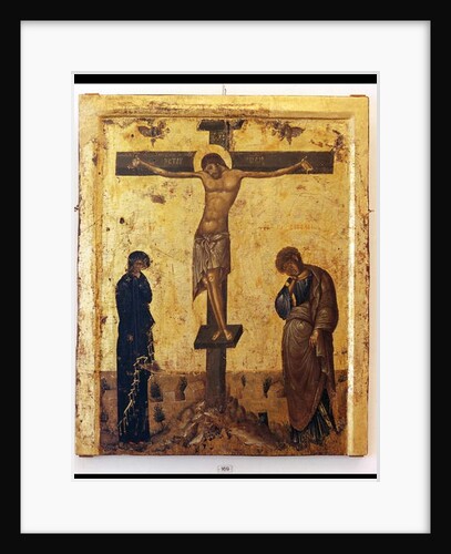 Crucifixion icon by Byzantine