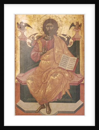 Christ enthroned, 1664 by Emmanuel Tzanes