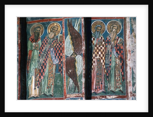 Detail of painting, south apse of the church, 1535 by Romanian School