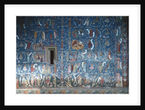 Tree of Jesse, south front painting, 1547-50 by Romanian School