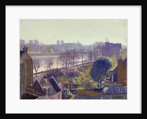 Chelsea Embankment from the Physic Garden by Julian Barrow