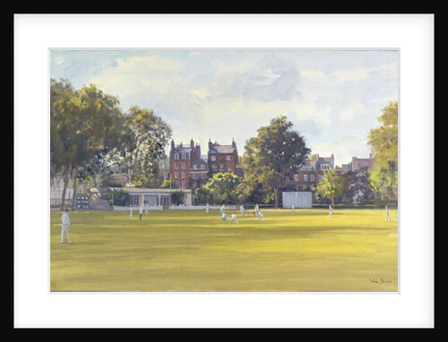 Cricket at Burton Court by Julian Barrow