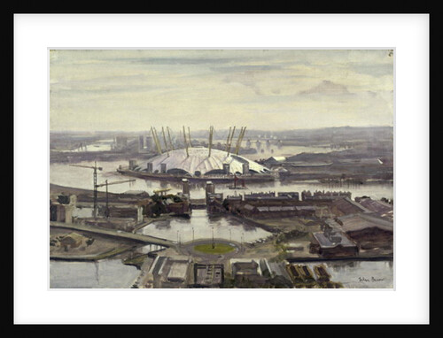 The Millennium Dome from Canary Wharf by Julian Barrow