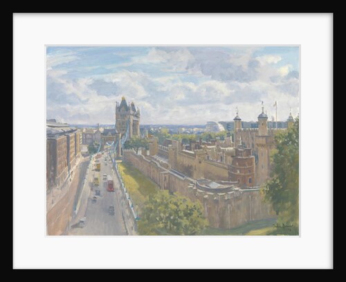 Tower Bridge and the Tower of London, 2010 by Julian Barrow