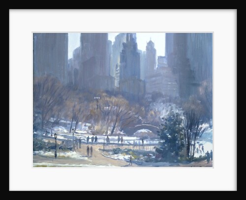 Winter in Central Park, New York, 1997 by Julian Barrow