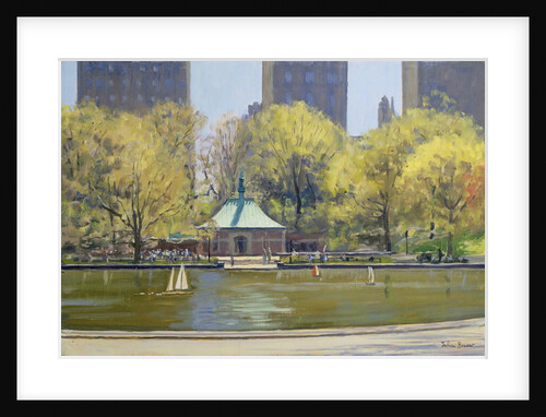 The Boating Lake, Central Park, New York, 1997 by Julian Barrow