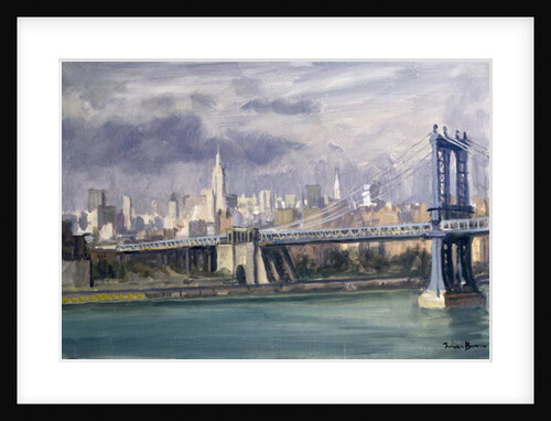 Manhattan Bridge, New York, 1996 by Julian Barrow