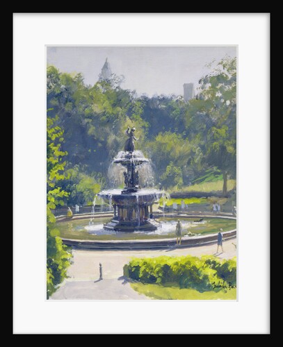 The Bethesda Fountain, Central Park, 1996 by Julian Barrow