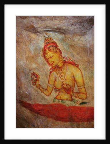 The Cloud Damsels, from the Rock Fortress by Sri Lankan School