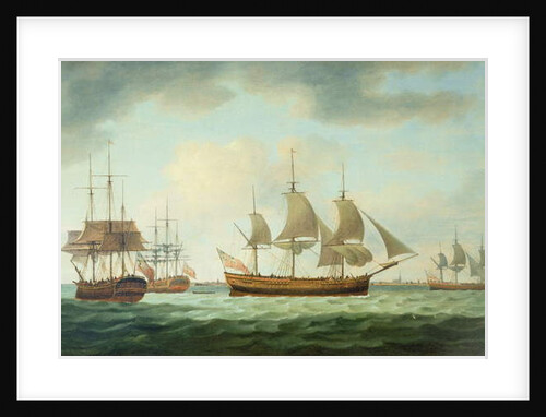 Merchant Vessels off the Coast, 1783 by Thomas Luny