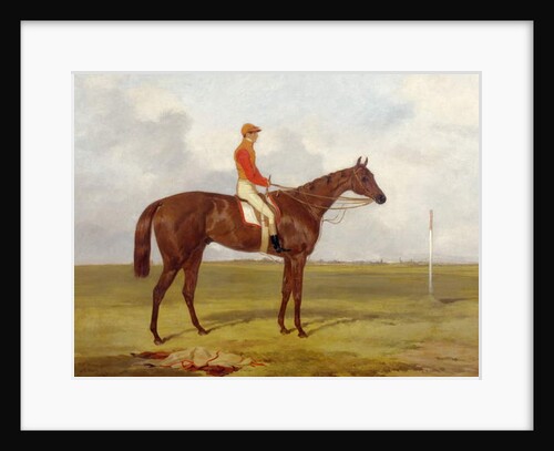 A Portrait of 'The Cossack', Winner of the 1847 Derby with S. Templeman Up, 1847 by Harry Hall