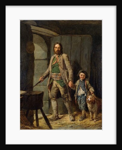 The Departure of the Poacher, 1781 by Nicolas-Bernard Lepicie