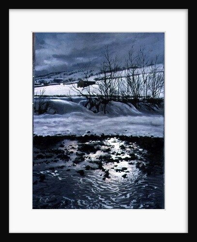 Barn Below Combescar, 1996 by John Cooke