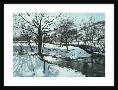 Winter River, 1996 by John Cooke