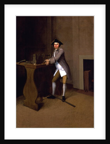 Man Working Lathe by Arthur Devis