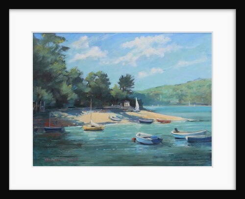 Fishermans Cove Salcombe,2016 by Jennifer Wright