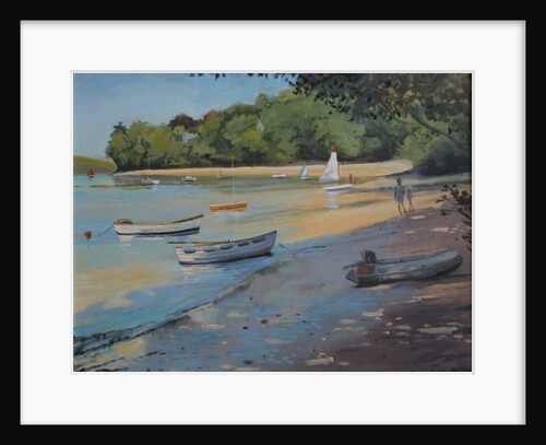 Salcombe Fishermans Cove, Early Light by Jennifer Wright