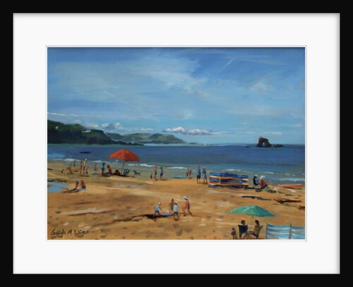 Thurlestone, Red Umbrella by Jennifer Wright