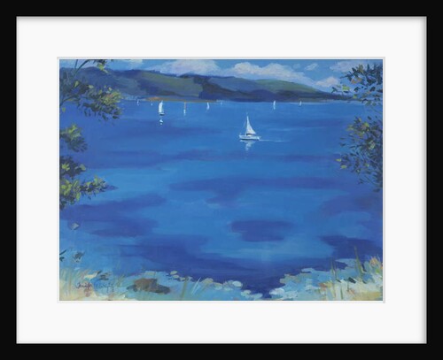 Salcombe - Blue Morning, 2000 by Jennifer Wright