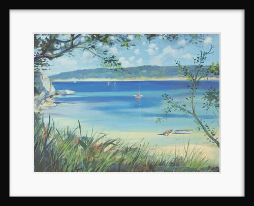 Salcombe, Southsands Beach, 2000 by Jennifer Wright