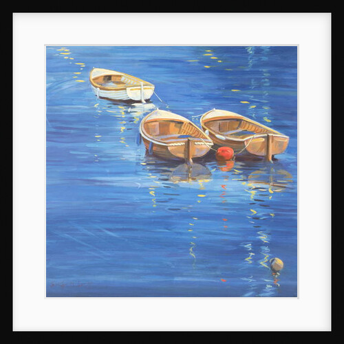 Moored Dinghies, 1998 by Jennifer Wright