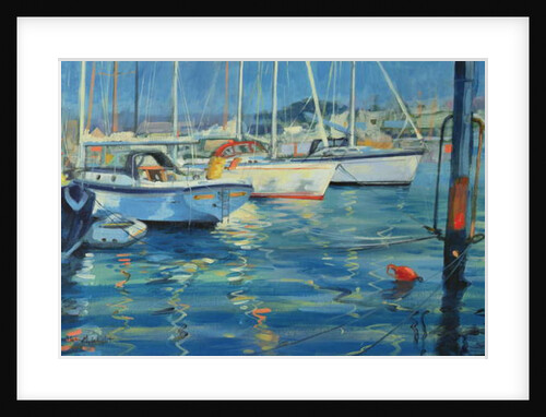 Isle of Wight - Yacht Reflections, 2010 by Jennifer Wright