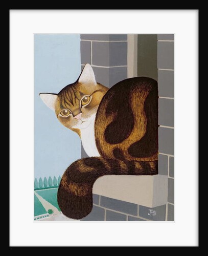 Cat on a Window Sill by Joan Freestone