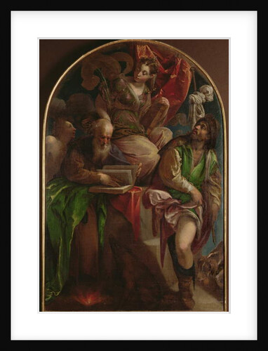 St. Justina of Padua Enthroned with St. Sebastian, St. Anthony Abbot and St. Roch, c.1557-60 by Jacopo Bassano